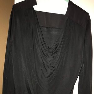 Black long sleeve dress